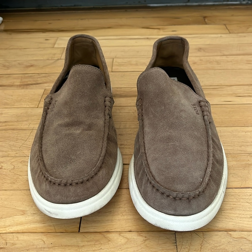 Sienne Slip On Moc Toe Loafers - Medium Beige